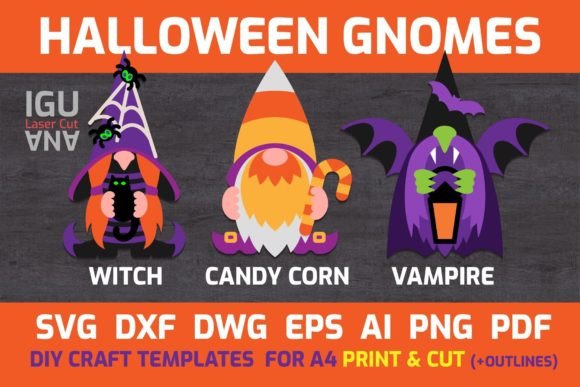 3D SVG Shapes: Halloween Gnomes Review