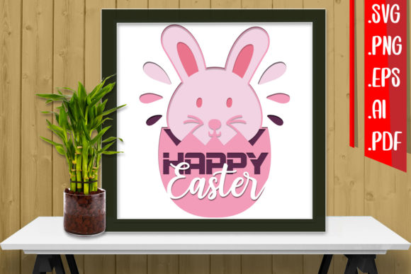 Easter 3D SVG for Shadow Boxes & Crafts