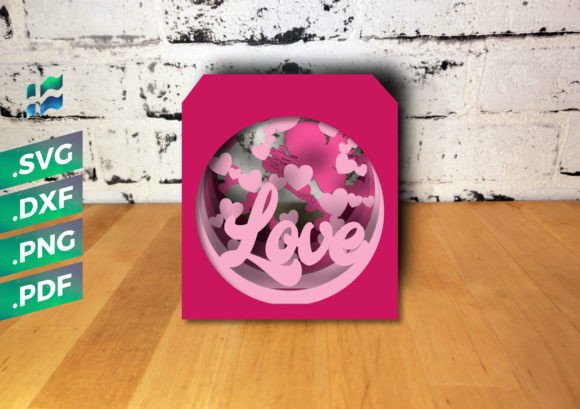 Love Heart Shadow Box 3D SVG Review