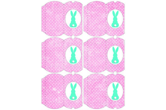 Pillow Boxes Bunny a.13: 3D SVG Gift Boxes