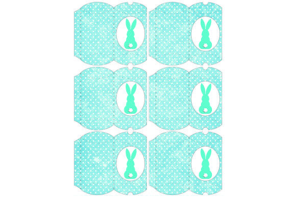 Pillow Boxes Bunny a.28: 3D SVG Gift Boxes for Blogs
