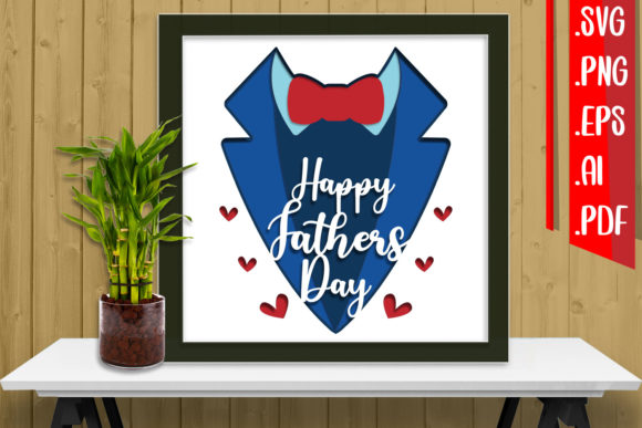 Review: Happy Fathers Day 3D SVG for Shadow Boxes