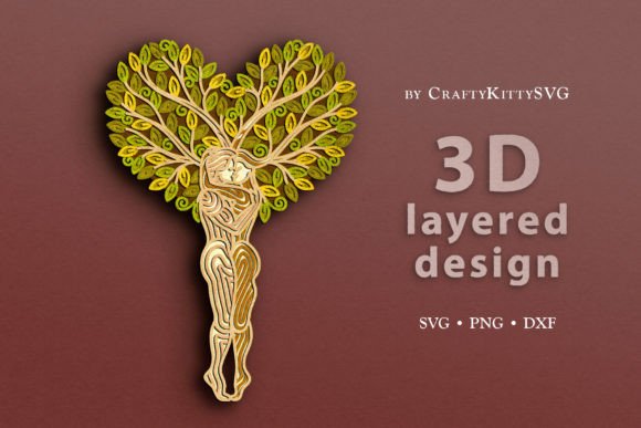 Valentine Laser Cutting: Heart Love Tree 3D SVG Review